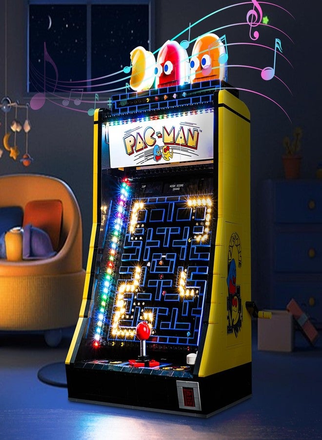 BrickBling LED Light Kit Only, Compatible with Lego 10323 PAC-Man Arcade, Music Version Lighting, Great Gift for Adults-Not Come with Model - Image 5